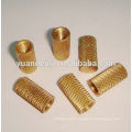 brass knurled bushing